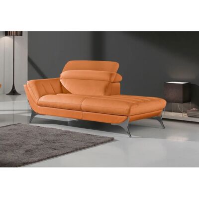 EGOITALIANO Sueli Recamiere - Sofas, Leder, Orange EGOITALIANO Sueli Recamiere - Sofas, Leder, Orange
