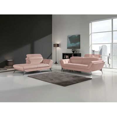EGOITALIANO Sueli - Rosa Ledersofa - 180x110cm EGOITALIANO Sueli - Rosa Ledersofa - 180x110cm