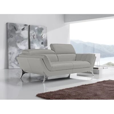 EGOITALIANO Sueli Ledersofa - 2,5-Sitzer, Weiß, 218cm EGOITALIANO Sueli Ledersofa - 2,5-Sitzer, Weiß, 218cm