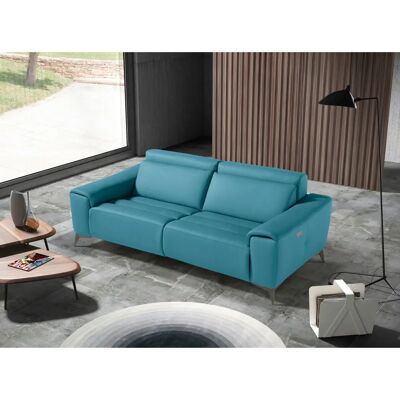 EGOITALIANO Suzette - Relaxsofa, Türkis, Echtes Leder, Italien EGOITALIANO Suzette - Relaxsofa, Türkis, Echtes Leder, Italien