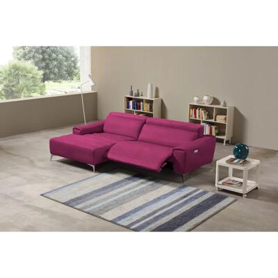 EGOITALIANO Suzette - Fuchsia Ecksofa mit Relaxfunktion und elektrischer Verstellung EGOITALIANO Suzette - Fuchsia Ecksofa mit Relaxfunktion und elektrischer Verstellung