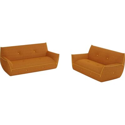 EGOITALIANO Yuki Microfaser Couchgarnitur - Gabbice Gelb - Italienisch EGOITALIANO Yuki Microfaser Couchgarnitur - Gabbice Gelb - Italienisch