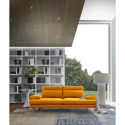 Calia Italia Toby Wing 3-Sitzer Sofa Ocker Mikrofaser Calia Italia Toby Wing 3-Sitzer Sofa Ocker Mikrofaser