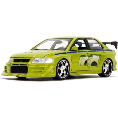 Jada Toys Mitsubishi Lancer Evolution VII 1/24 Zinkdruck - Fast & Furious Jada Toys Mitsubishi Lancer Evolution VII 1/24 Zinkdruck - Fast & Furious