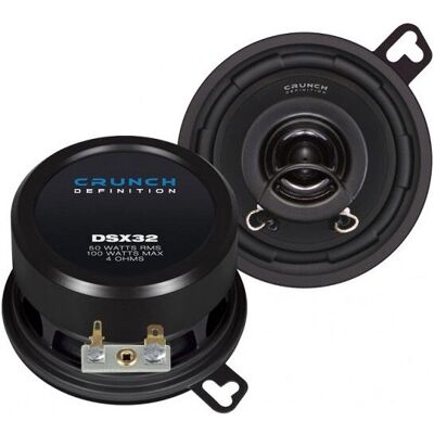 Crunch DSX32 Autospeaker - 2-Wege Koaxsystem - 100 W Max Crunch DSX32 Autospeaker - 2-Wege Koaxsystem - 100 W Max