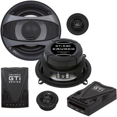 Crunch GTI-5.2c Autohögtalerset - 2-Wege 160 W Crunch GTI-5.2c Autohögtalerset - 2-Wege 160 W