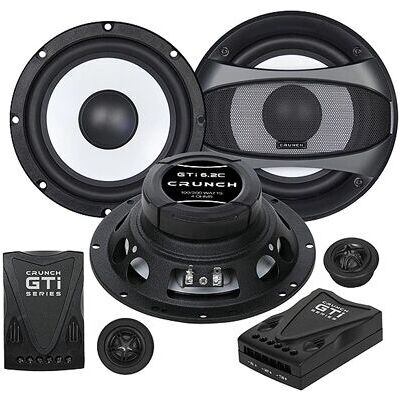 Crunch GTI-6.2c Autohörlurar - 2-vägs 200 W Crunch GTI-6.2c Autohörlurar - 2-vägs 200 W