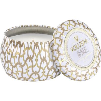 Voluspa Maison Blanc Suede Blanc duftlys - Duftlys Voluspa Maison Blanc Suede Blanc duftlys - Duftlys