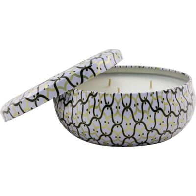 Voluspa Gardenia Colonia 3 Wick Candle - Decorative Tin - 12oz Voluspa Gardenia Colonia 3 Wick Candle - Decorative Tin - 12oz