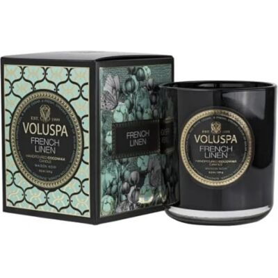 Voluspa Fransk Linne Ljus - Klassisk, 60h, Naturlig Voluspa Fransk Linne Ljus - Klassisk, 60h, Naturlig