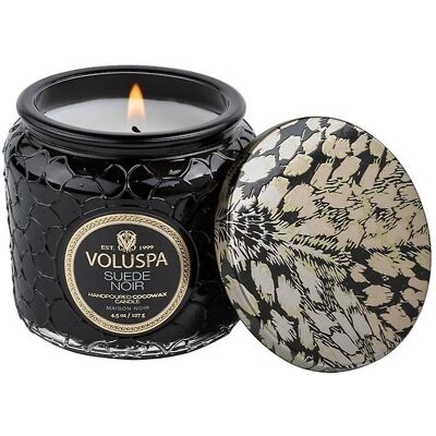 Voluspa - Liten Suede Noir Kruka - Ljus Voluspa - Liten Suede Noir Kruka - Ljus