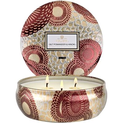 Voluspa Gilt Pomander & Hinoki doftljus - 340g Voluspa Gilt Pomander & Hinoki doftljus - 340g