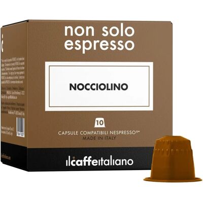 Il Caffè Italiano - Nocciolino - Nespresso Compatible - Capsules - Publicité Il Caffè Italiano - Nocciolino - Nespresso Compatible - Capsules - Publicité