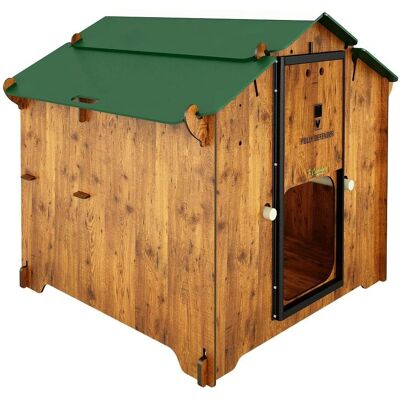 Petsexclusive Poulailler Polly Farm Mignon - Convient pour 3-4 poules - Publicité Petsexclusive Poulailler Polly Farm Mignon - Convient pour 3-4 poules - Publicité