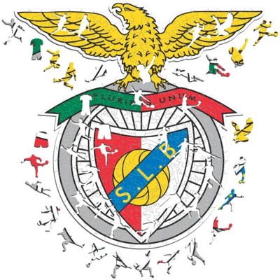 ICONIC Puzzles - Benfica Logo Shape - 270 Stücke - Holz - Puzzle ICONIC Puzzles - Benfica Logo Shape - 270 Stücke - Holz - Puzzle