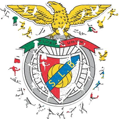 ICONIC Puzzles - SL Benfica Logo - Bois - 500 pièces - Puzzle - Publicité ICONIC Puzzles - SL Benfica Logo - Bois - 500 pièces - Puzzle - Publicité