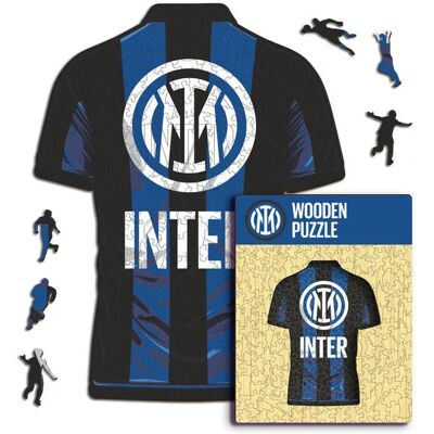 Iconic Puzzles FC Inter Jersey Wooden Puzzle - 150 pcs - Sports Iconic Puzzles FC Inter Jersey Wooden Puzzle - 150 pcs - Sports