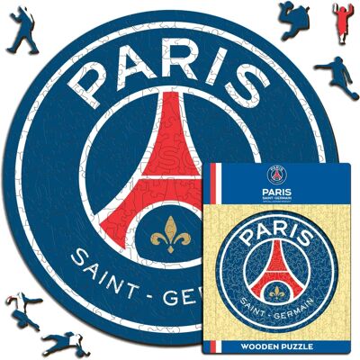 Iconic PSG FC - Logo - Puzzle en Bois L - Puzzle - Publicité Iconic PSG FC - Logo - Puzzle en Bois L - Puzzle - Publicité