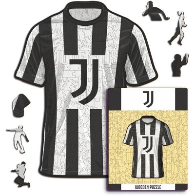 Iconic Juventus FC Maillot Puzzle en Bois 150 pcs - Puzzle Iconic Juventus FC Maillot Puzzle en Bois 150 pcs - Puzzle