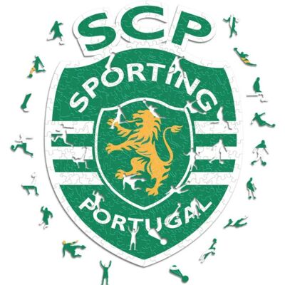 Iconic Sporting CP - Logo - Holz Puzzle Grösse S (150 Teile) (150 Teile) Iconic Sporting CP - Logo - Holz Puzzle Grösse S (150 Teile) (150 Teile)