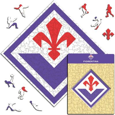 Iconic Puzzles Logo Fiorentina - Puzzle in Legno 150 pezzi - Sport Iconic Puzzles Logo Fiorentina - Puzzle in Legno 150 pezzi - Sport