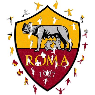 Iconic AS Roma - Logo - Holz Puzzle L - Puzzle Iconic AS Roma - Logo - Holz Puzzle L - Puzzle