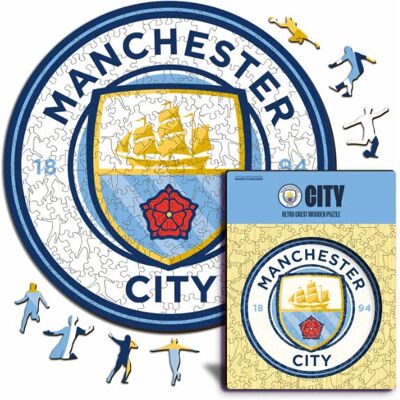 Iconic Man City FC - Logo - Holzpuzzle S (150 Teile) - Puzzle Iconic Man City FC - Logo - Holzpuzzle S (150 Teile) - Puzzle