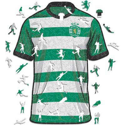 Iconic Sporting CP - Trikot - Holz Puzzle M (270 Teile) - Puzzle Iconic Sporting CP - Trikot - Holz Puzzle M (270 Teile) - Puzzle