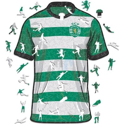 Iconic Sporting CP - Model 500 Parts Puzzle - Wooden Football Puzzle Iconic Sporting CP - Model 500 Parts Puzzle - Wooden Football Puzzle