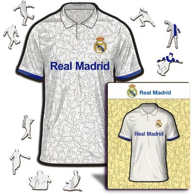 ICONIC Puzzles - Real Madrid CF Jersey - Wood - Puzzle ICONIC Puzzles - Real Madrid CF Jersey - Wood - Puzzle