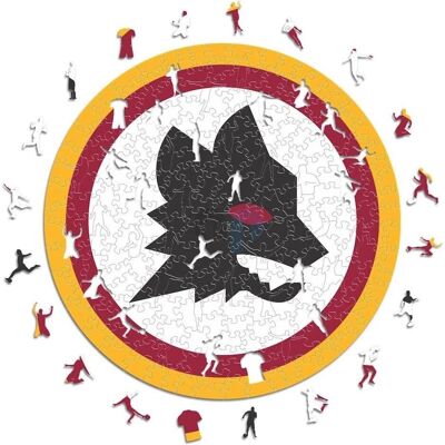 Iconic AS Roma Lupetto Logo - Puzzle - 500 Pezzi - Regalo per tifosi di calcio Iconic AS Roma Lupetto Logo - Puzzle - 500 Pezzi - Regalo per tifosi di calcio