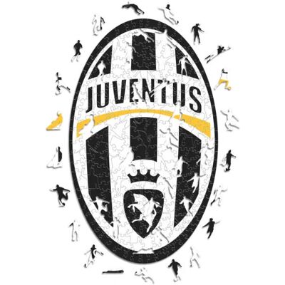 Iconic Juventus FC Puzzle en Forme - Logo Rétro - Bois - 270 pièces - Sport Iconic Juventus FC Puzzle en Forme - Logo Rétro - Bois - 270 pièces - Sport
