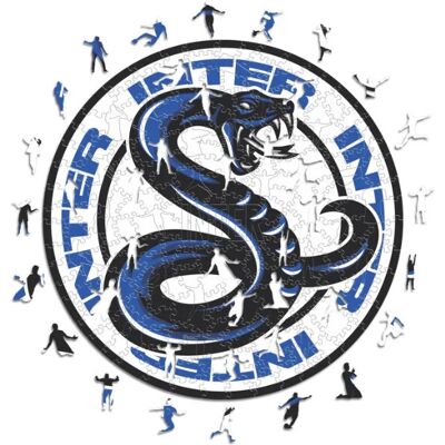 Iconic FC Inter Mailand Schlangenpuzzle - 270 Teile - Sport Iconic FC Inter Mailand Schlangenpuzzle - 270 Teile - Sport