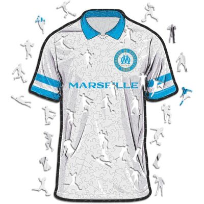 Iconic Olympique Marseille Trikot Holz Puzzle 270 Teile - Puzzle Iconic Olympique Marseille Trikot Holz Puzzle 270 Teile - Puzzle