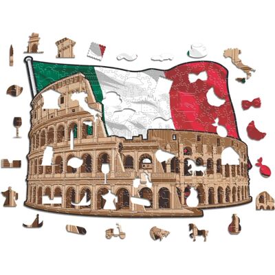 Puzzle in legno ICONIC-PUZZLES 500 pezzi - Monumento di Roma Puzzle in legno ICONIC-PUZZLES 500 pezzi - Monumento di Roma