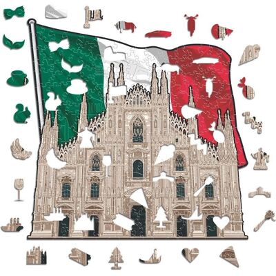 ICONIC-PUZZLES Cattedrale di Milano Puzzle di Legno - Architettura ICONIC-PUZZLES Cattedrale di Milano Puzzle di Legno - Architettura