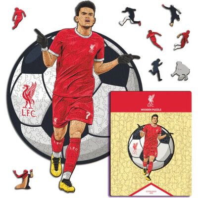 Iconic Liverpool FC - Luis Diaz - Holz Puzzle M (270 Teile) - Sport Iconic Liverpool FC - Luis Diaz - Holz Puzzle M (270 Teile) - Sport