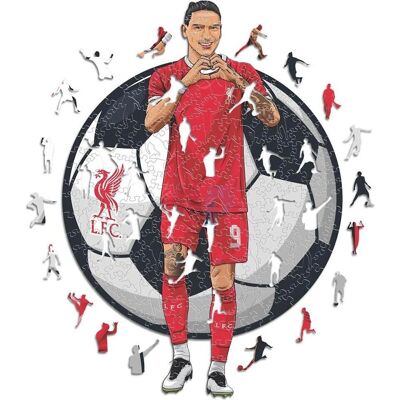 Iconic Liverpool FC - Nuñez - Puzzle di Legno Grande (500 Pezzi) - Puzzle Iconic Liverpool FC - Nuñez - Puzzle di Legno Grande (500 Pezzi) - Puzzle