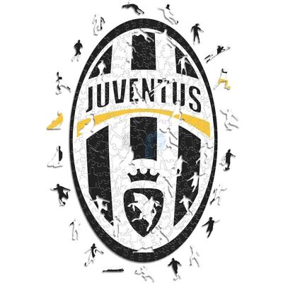 Iconic Juventus FC - Retro Logo - Holz Puzzle S - Puzzle Iconic Juventus FC - Retro Logo - Holz Puzzle S - Puzzle