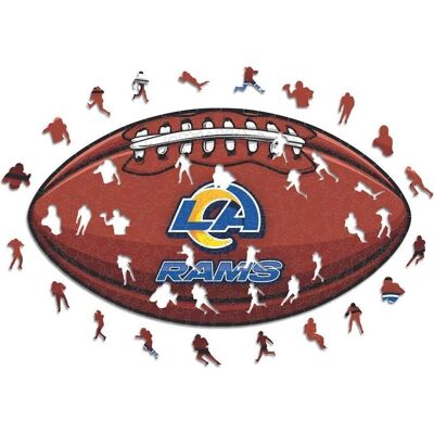 Iconic NFL - Los Angeles Rams – Fußball mit Logo - Holzpuzzle M Iconic NFL - Los Angeles Rams – Fußball mit Logo - Holzpuzzle M