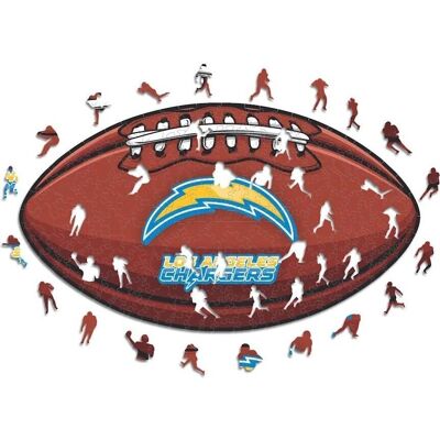 ICONIC Puzzles - Los Angeles Chargers - NFL Logo Holz Puzzle L ICONIC Puzzles - Los Angeles Chargers - NFL Logo Holz Puzzle L