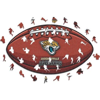 ICONIC Puzzles - Jacksonville Jaguars - Logo NFL Football - Holz Puzzle Groß (500 Teile) - Puzzle ICONIC Puzzles - Jacksonville Jaguars - Logo NFL Football - Holz Puzzle Groß (500 Teile) - Puzzle