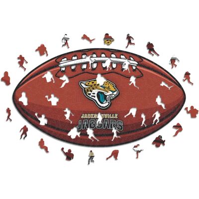 ICONIC Puzzles - Jacksonville Jaguars - Logo NFL Football - Puzzle en Bois Grand (500 pièces) - Puzzle ICONIC Puzzles - Jacksonville Jaguars - Logo NFL Football - Puzzle en Bois Grand (500 pièces) - Puzzle