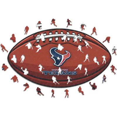 ICONIC Puzzles - Houston Texans – Puzzle en bois avec logo – Taille L (500 pièces) ICONIC Puzzles - Houston Texans – Puzzle en bois avec logo – Taille L (500 pièces)