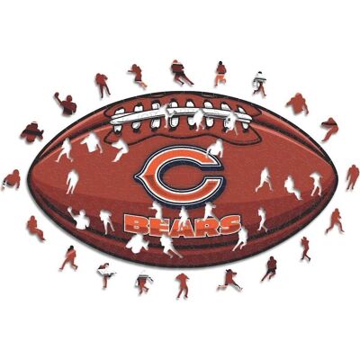 ICONIC Puzzles - Chicago Bears - Football con Logo - Dimensione M ICONIC Puzzles - Chicago Bears - Football con Logo - Dimensione M