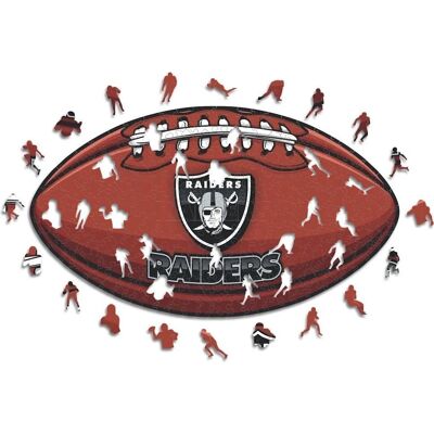 ICONIC Puzzles - Raiders NFL in Legno di Betulla - 270 Pezzi ICONIC Puzzles - Raiders NFL in Legno di Betulla - 270 Pezzi