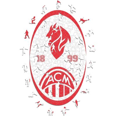 Iconic AC Milan - Retro Logo - Holz Puzzle L (500 Teile) - Puzzle Iconic AC Milan - Retro Logo - Holz Puzzle L (500 Teile) - Puzzle