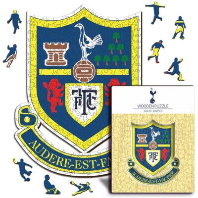 ICONIC Puzzles - Tottenham Hotspur FC Retro Logo - Bois de bouleau - 270 pièces - Puzzle - Publicité ICONIC Puzzles - Tottenham Hotspur FC Retro Logo - Bois de bouleau - 270 pièces - Puzzle - Publicité