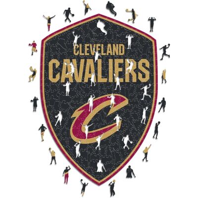 ICONIC Puzzles - Cleveland Cavaliers Logo - Bois de Bouleau Puzzle ICONIC Puzzles - Cleveland Cavaliers Logo - Bois de Bouleau Puzzle