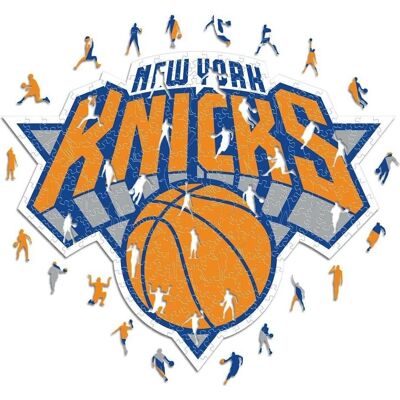 ICONIC Puzzles - New York Knicks Logo Wooden Puzzle - 270 Pieces ICONIC Puzzles - New York Knicks Logo Wooden Puzzle - 270 Pieces